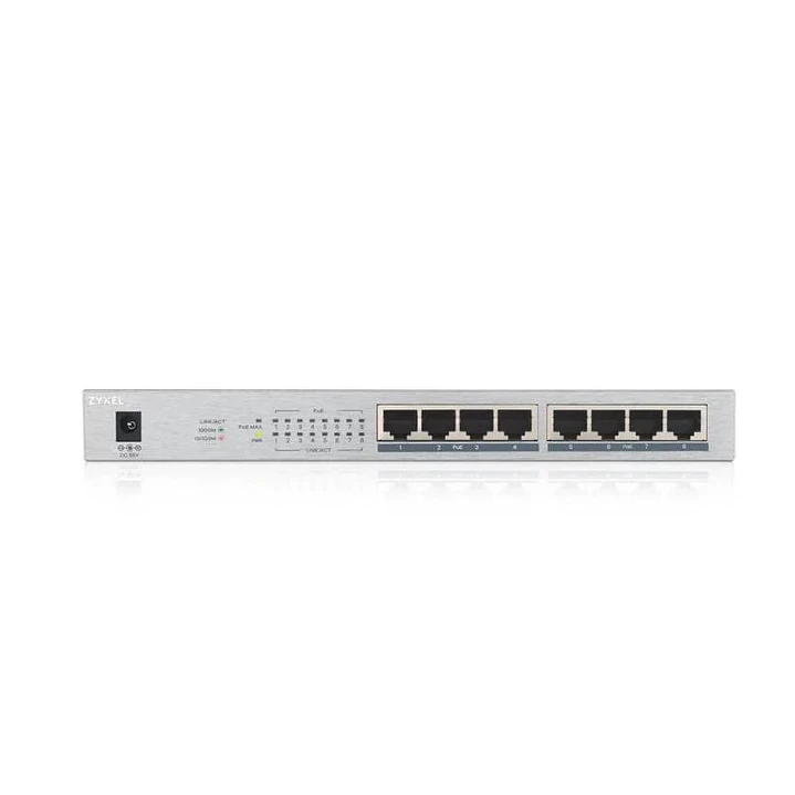 Zyxel GS1008-HP Switch 8xGb PoE+ 60W Desktop 3