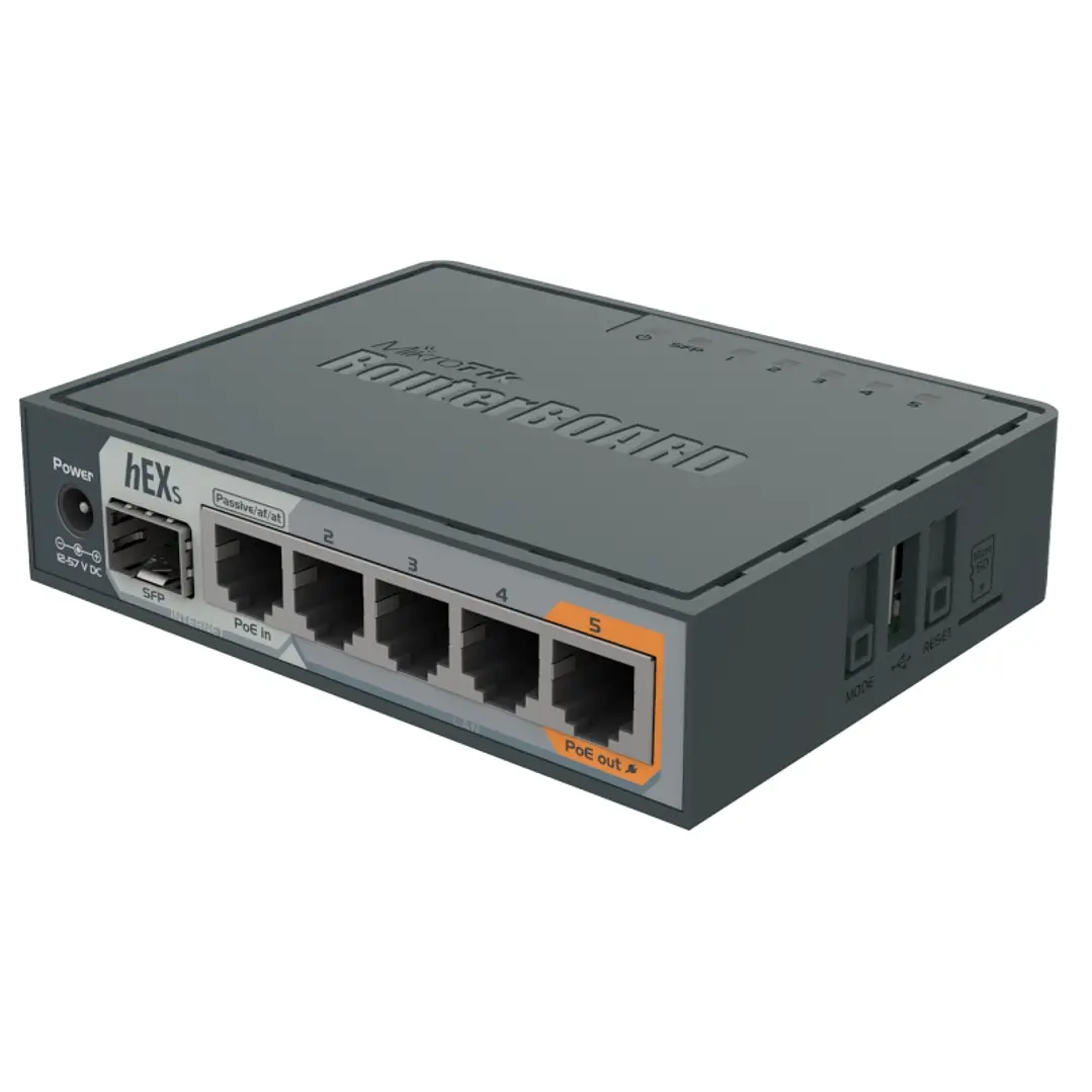 MikroTik RB760iGS hEX S Router 5xGB 1xSFP L4 4