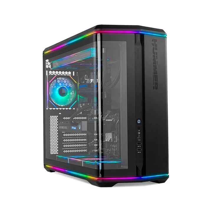NOX Semitorre ATX Hummer Anvil Cristal Curv Negra 1