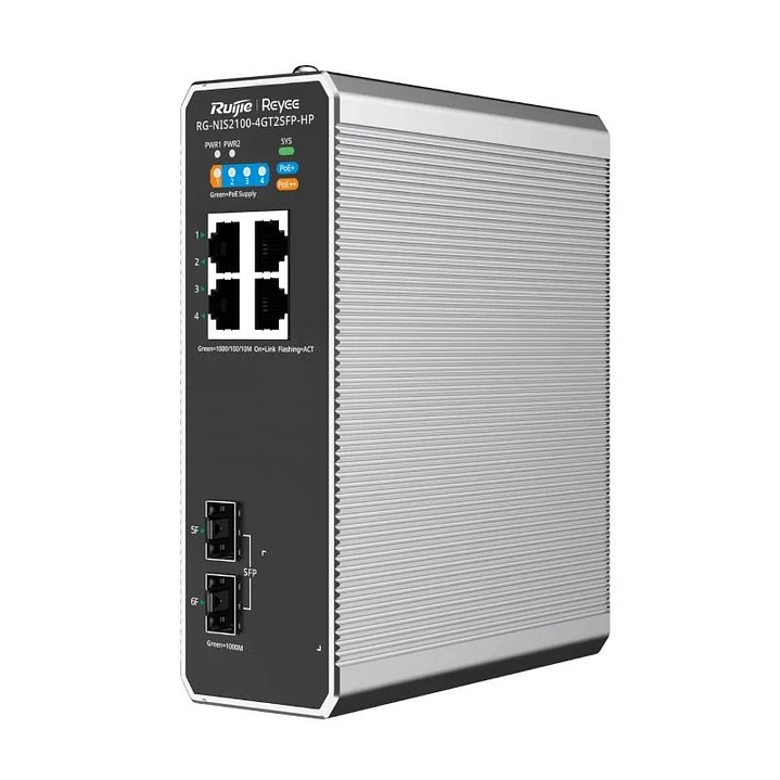 Reyee 4-Port RJ45 Gigabit and 2-Port SFP Cloud Man 1