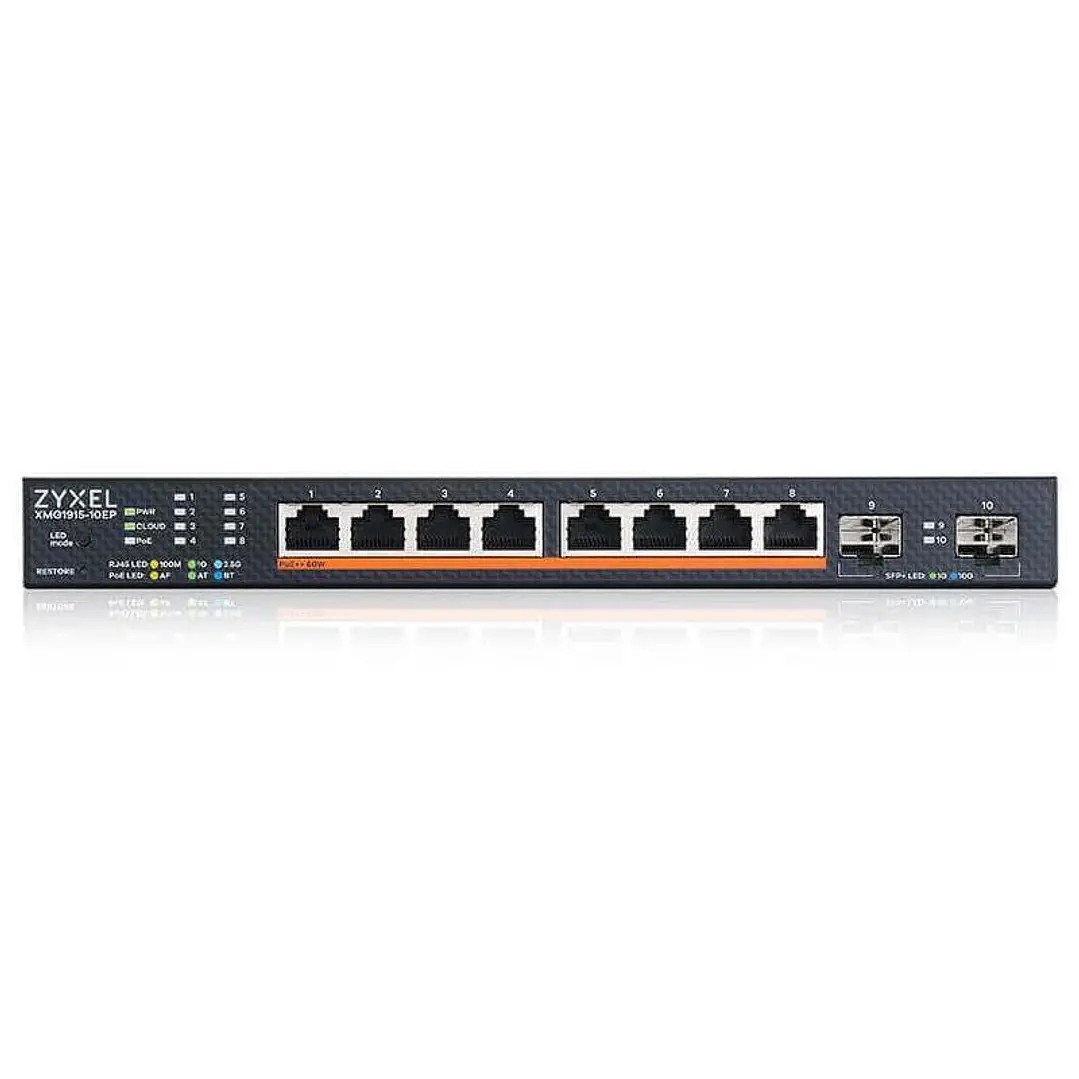 Zyxel XMG1915-10EP Switch PoE 8x2.5GbE 2xSFP+ 3