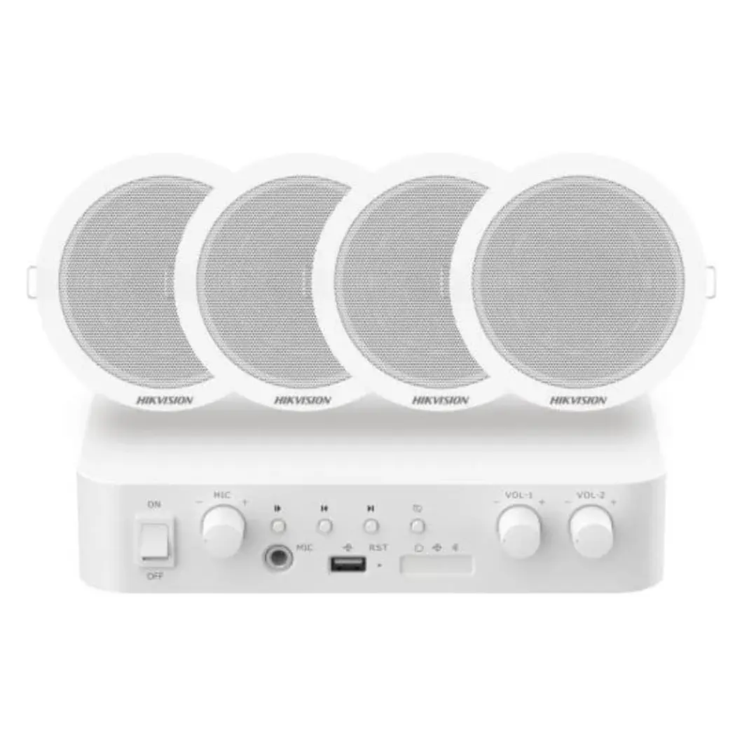 Hikvision DS-QAE1KA80206-4 Kit 1xAmpl 4xAlta Techo 1
