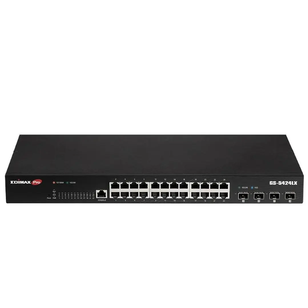 Edimax GS-5424LX 24xGb 4x10Gb SFP+ 1xConsola 1