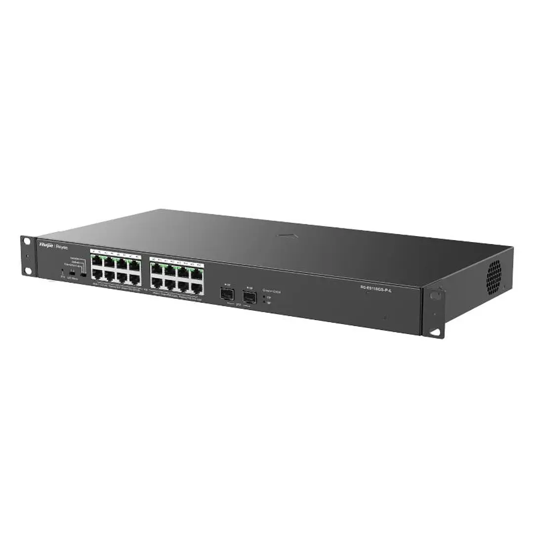 Reyee 16-Port 1000Mbps + 2 Gigabit SFP Ports, 16 o 2