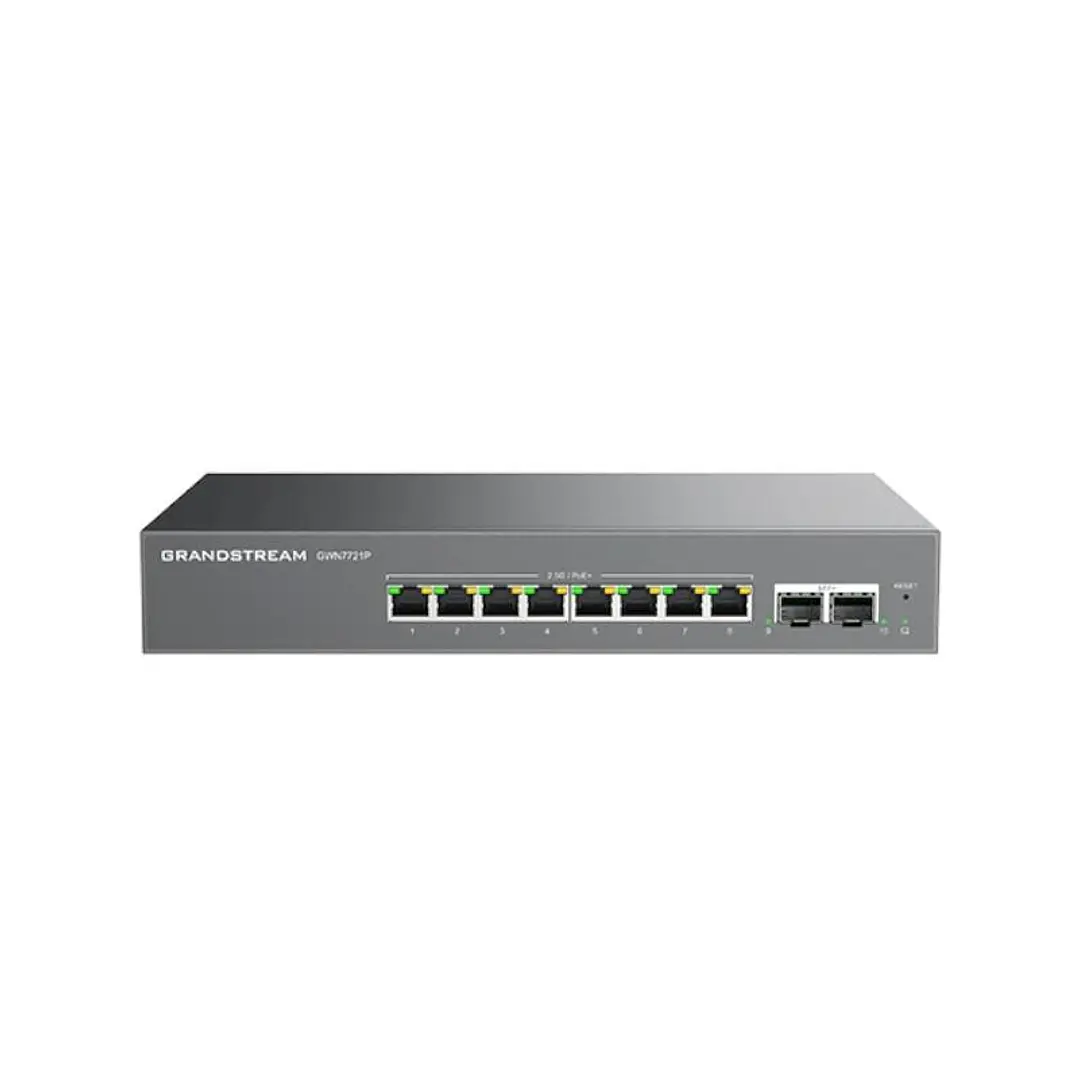 Grandstream GWN7721P Switch L2 8x2.5G 2x10SFP+ PoE 1