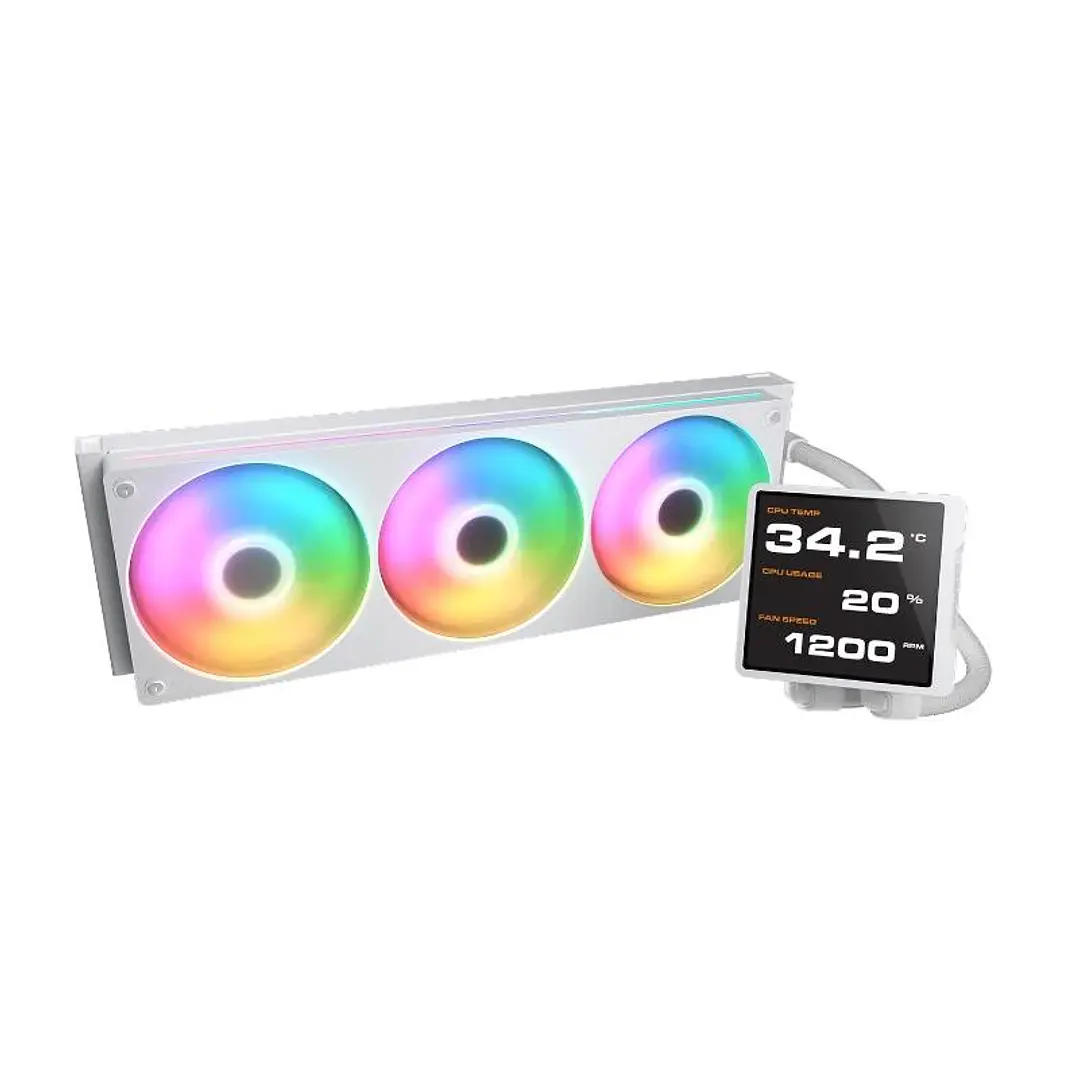 Cougar Ref. Liq Poseidon Vistek Pro ARGB 360 White 2