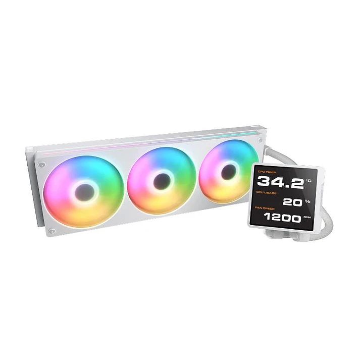 Cougar Ref. Liq Poseidon Vistek Pro ARGB 360 White 2
