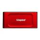 Kingston XS1000 eSSD 2Tb USB 3.2 tipo-C Rojo - thumbnail 1