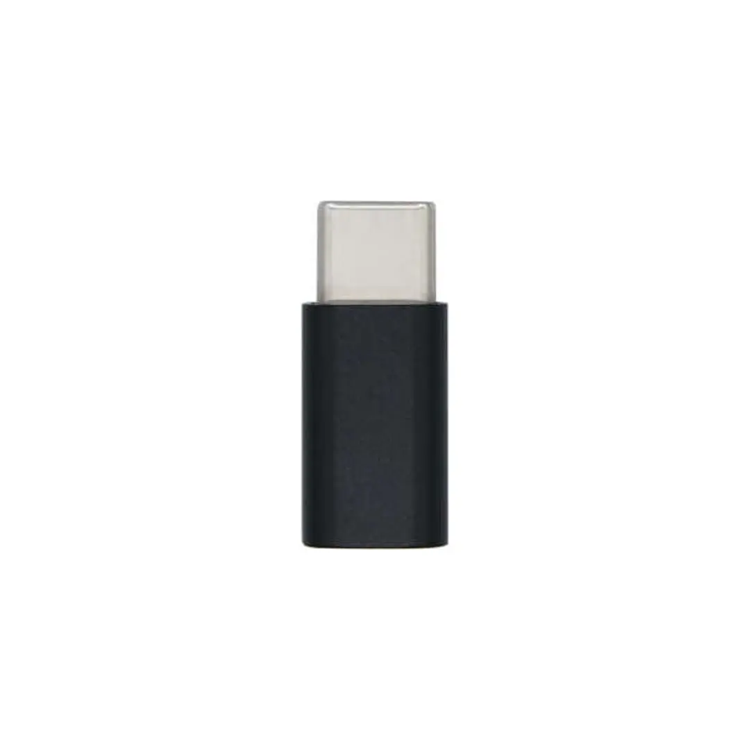 Aisens Mini Adaptador USB-C USB 2.0  - Tipo Micro-B/H-USB-C/M - Color Negro 1