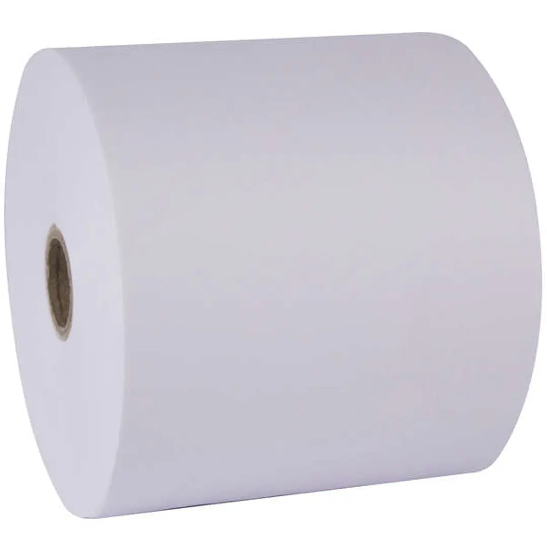 Apli Papel Electra Rollo - 76.5 x 65 x 12 mm - Resistente al Agua y al Desgarro - Ideal para Etiquetas y Señalizacion - Blanco 1