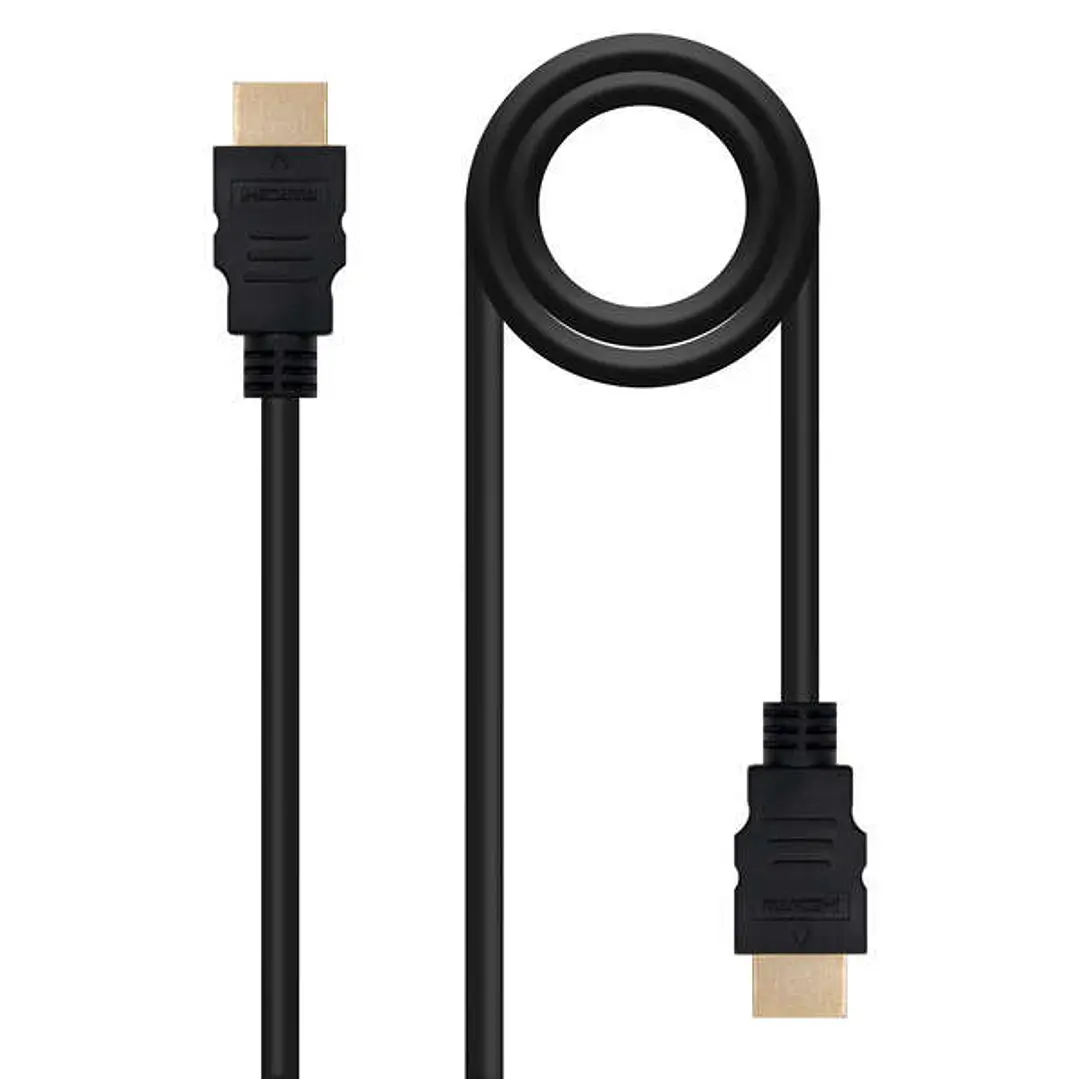 Nanocable Cable HDMI V1.4 (Alta Velocidad/Hec) A/M-A/M 1.0m - Color Negro 1