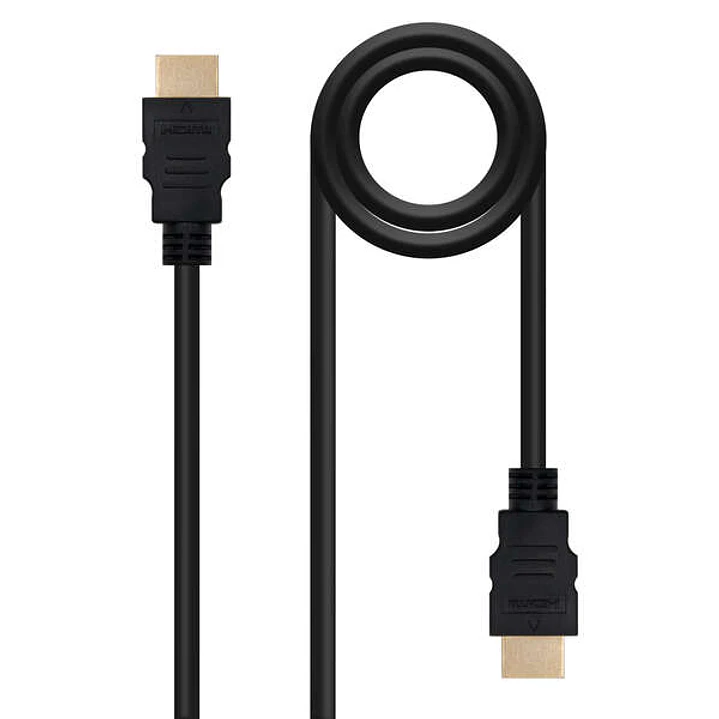 Nanocable Cable HDMI V1.4 (Alta Velocidad/Hec) A/M-A/M 1.0m - Color Negro 1