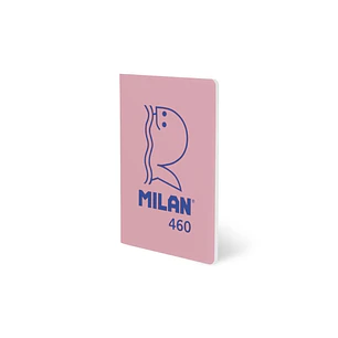 Milan 460 Since 1918 Libreta A5 Grapada - Papel a Lineas - 24 Hojas de 95g - Color Rosa