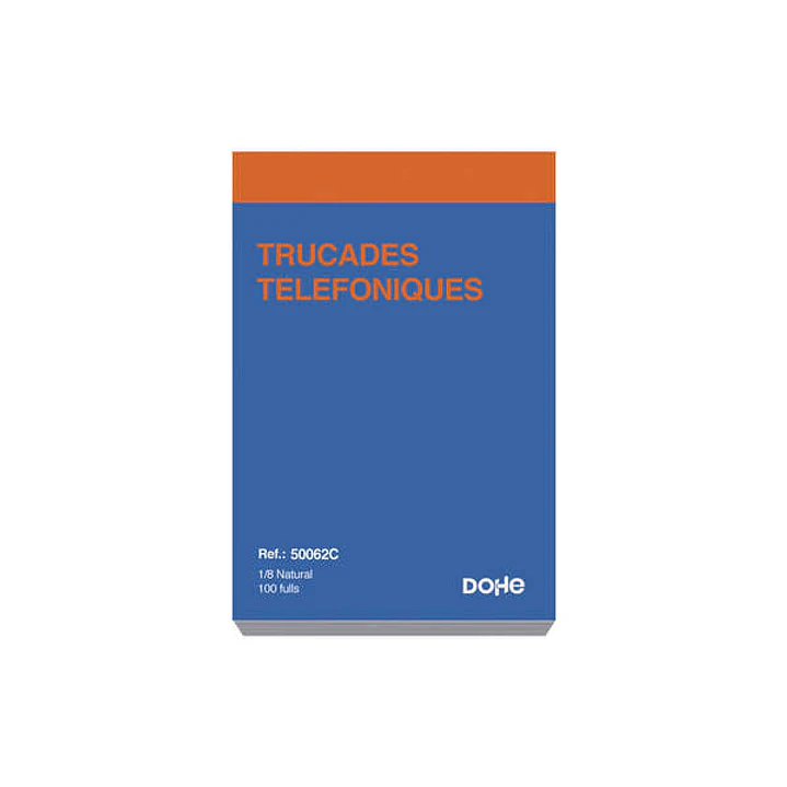 Dohe Talonarios Preimpresos a Dos Tintas - Octavo Natural - Sencillo 1