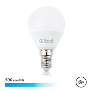 Elbat Bombilla LED G45 - 6W - 500Lm - E14 - Luz Blanca