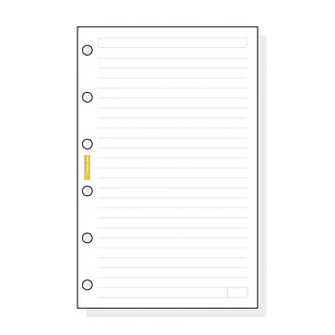 Finocam C241 Recambio para Agendas Classic - Lineas Guia - Formato 602 - 73x114x5mm - Color Blanco