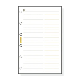 Finocam C254 Recambio Telefonico para Agendas Classic - Formato 602 - 73x114x5mm - Color Blanco