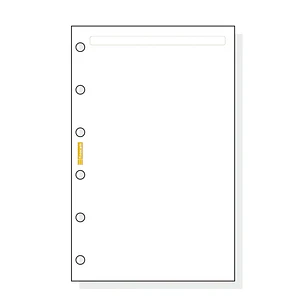 Finocam C242 Notas de Recambio para Agendas Classic - Liso - Formato 602 - 73x114x5mm - Color Blanco