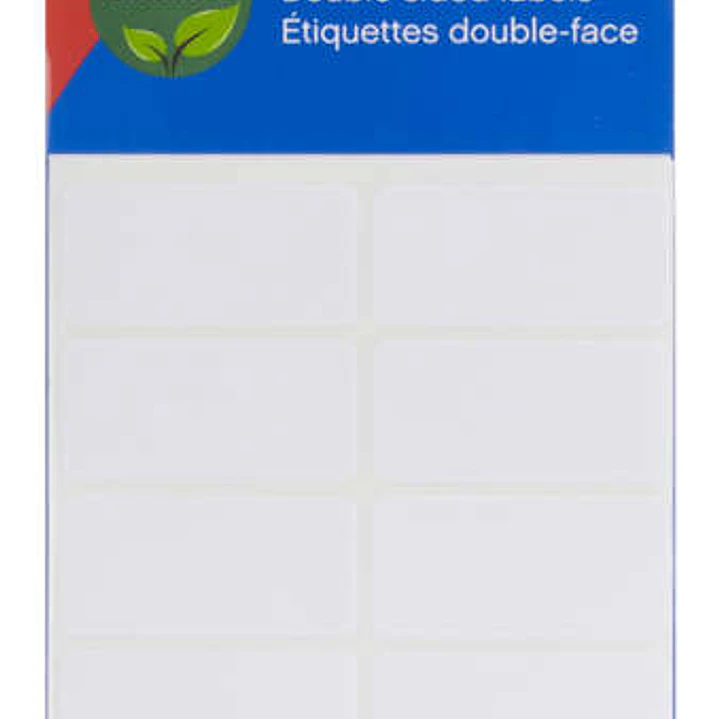 Apli Etiquetas Doble Frontal Blancas 19.0 x 40.0mm 1