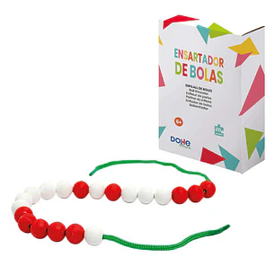 Dohe Material Didactico - Sarta de 20 Bolas - Permite Trabajar Numeracion y Calculo - Descomposiciones de los 20 Primeros Numeros - Representacion de 