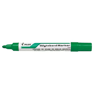 Pilot Rotulador para Pizarra Blanca - Punta Redonda de 4mm - Trazo de 1.8mm - Borrable en Seco - Color Verde