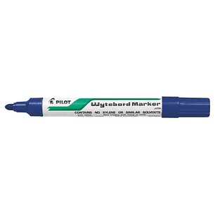 Pilot Rotulador para Pizarra Blanca - Punta Redonda de 4mm - Trazo de 1.8mm - Borrable en Seco - Color Azul