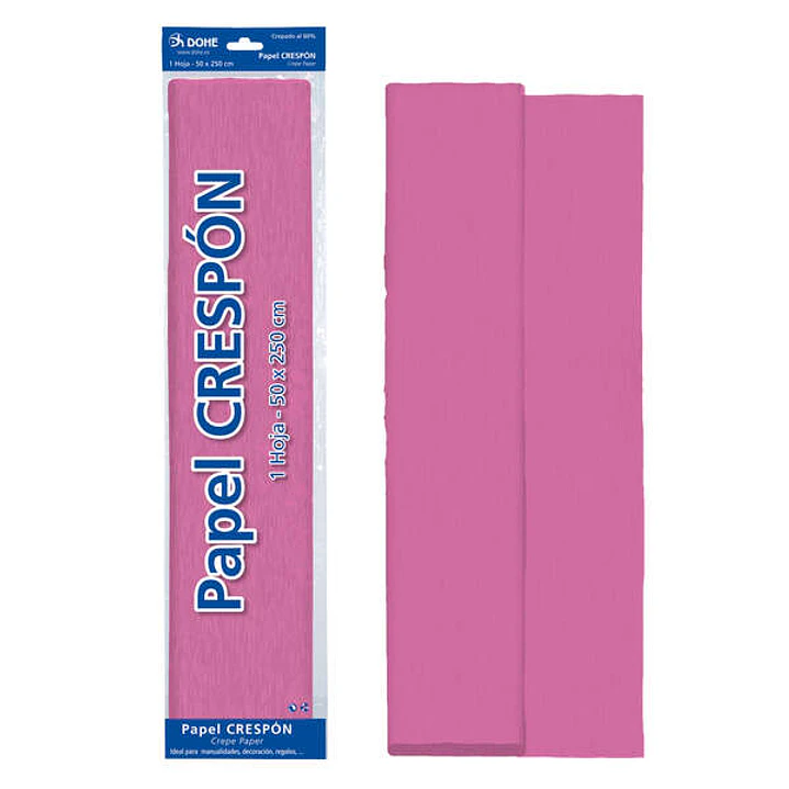 Dohe Papel Crespon de 30g - Crepado al 60 % - Ideal para Manualidades y Decoracion - Hoja de 50x250cm 1