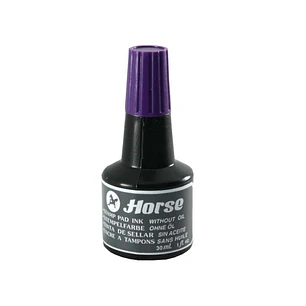 Horse Bote de Tinta para Tampon 30ml - Sin Aceite - Color Violeta
