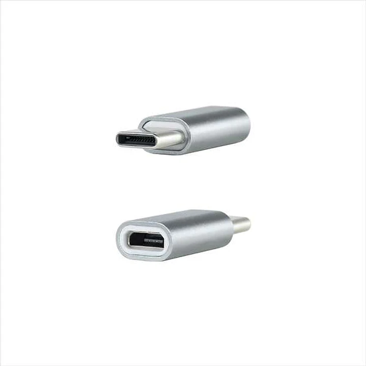 Nanocable Adaptador USB-C Macho a Micro USB Hembra - Aluminio 1