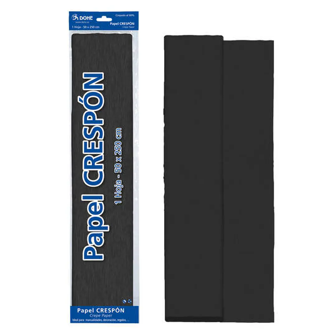 Dohe Papel Crespon de 30g - Crepado al 60 % - Ideal para Manualidades y Decoracion - Hoja de 50x250cm 1