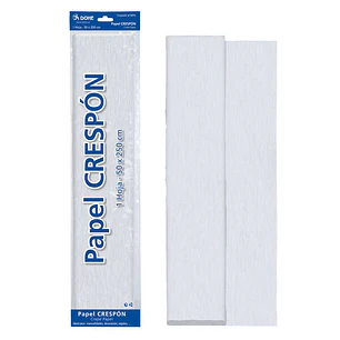 Dohe Papel Crespon de 30g - Crepado al 60 % - Ideal para Manualidades y Decoracion - Hoja de 50x250cm
