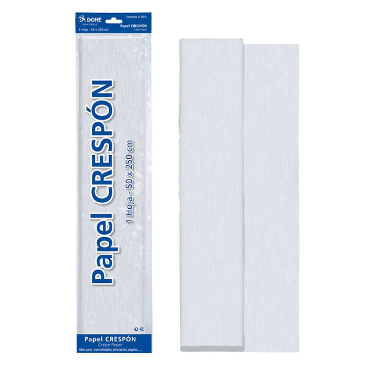 Dohe Papel Crespon de 30g - Crepado al 60 % - Ideal para Manualidades y Decoracion - Hoja de 50x250cm 1