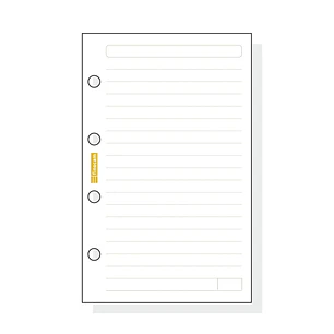 Finocam C141 Recambio para Agendas Classic - Lineas Guia - Formato 601 - 56x89x5mm - Color Blanco