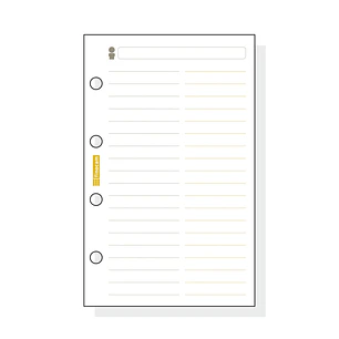 Finocam C154 Recambio Telefonico para Agendas Classic - Formato 601 - 56x89x5mm - Color Blanco