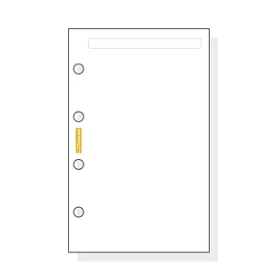 Finocam C142 Notas de Recambio para Agendas Classic - Liso - Formato 601 - 56x89x5mm - Color Blanco
