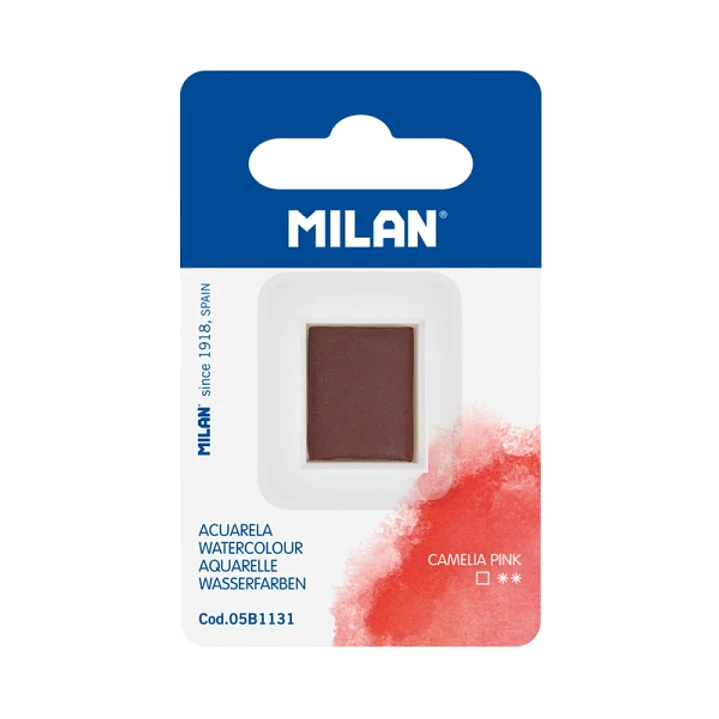 Milan Art Acuarela de Recambio - Medio Godet - Color Rosa 1