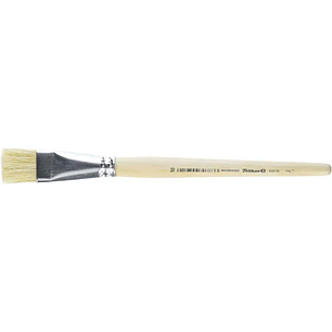 Pelikan Pincel Serie 613F N. 18 - Pelo Natural - para Colores Pastosos - Oleo, Acrilico y Tempera - Mango de Madera