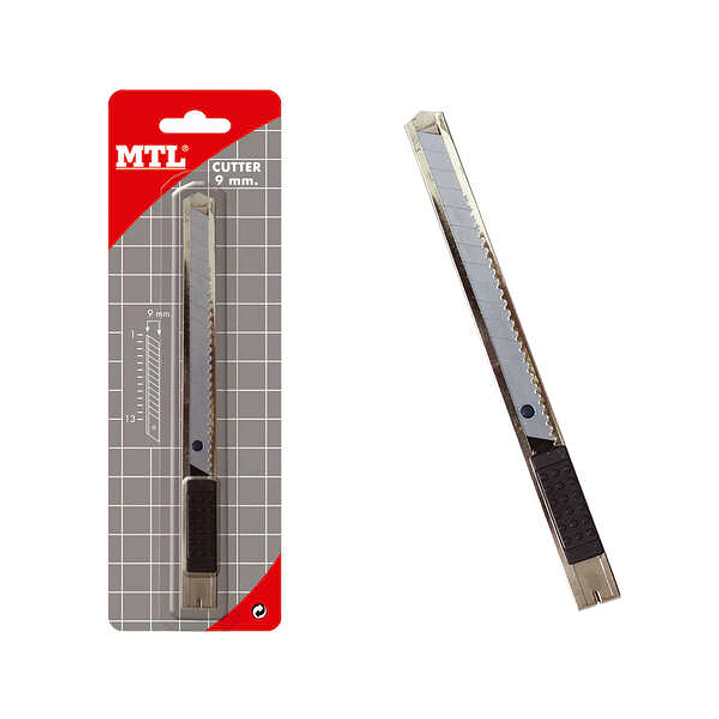 Dohe Cutter de Acero Inoxidable - Cuchillas Tronzables de Acero - Sistema de Bloqueo de Cuchilla - Blister Individual 1