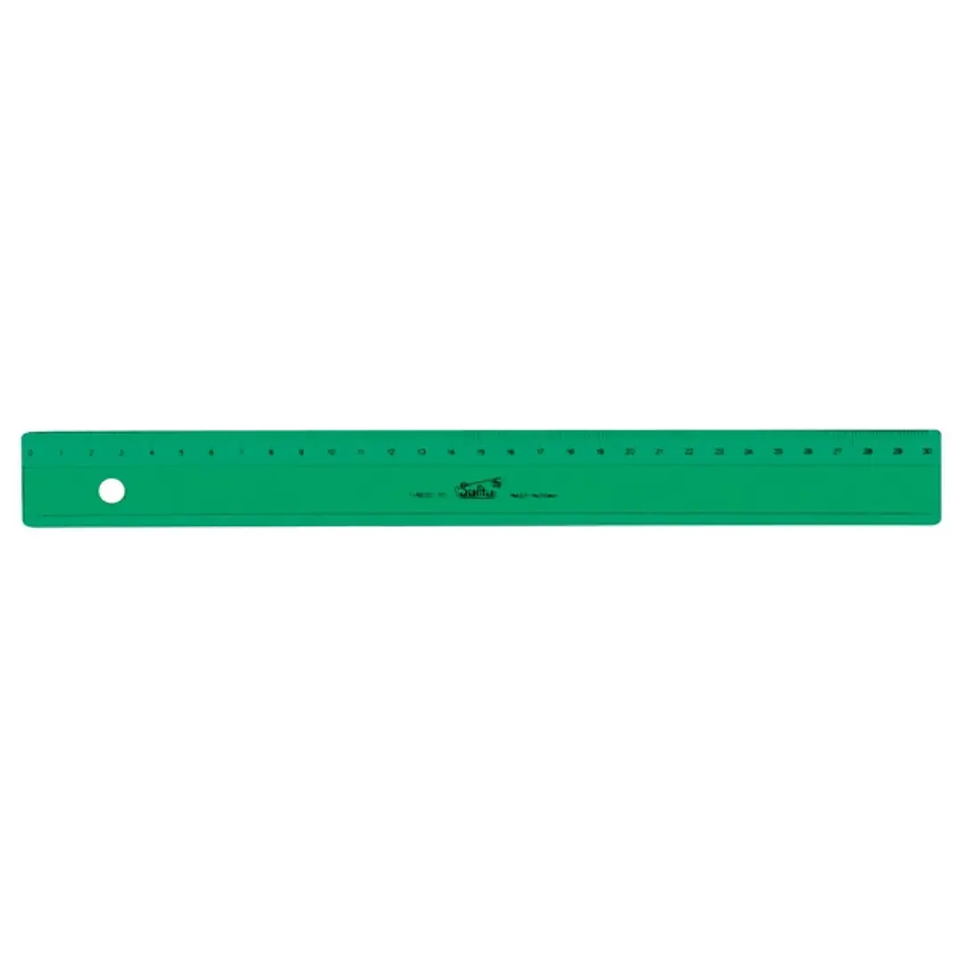 Safta Regla de 30cm - Graduada - Color Verde 1