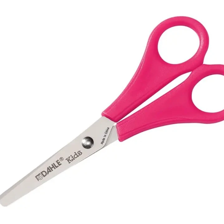 Dahle 54626 Kids Tijeras Infantiles 13cm - Puntas Redondeadas - Acero Inoxidable - Color Rosa 1
