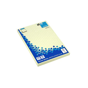Global Notes inFO Bloc de 100 Notas Adhesivas con Cuadricula 150 x 100mm - Certificacion FSC - Color Amarillo
