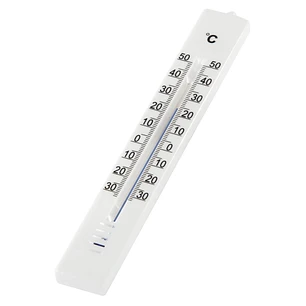 Hama Termometro Analogico - Resistente al Agua - Precision 1ºC - 2.6x0.9x18cm - Color Blanco