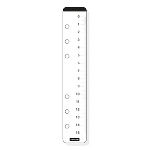 Finocam C960 Regla para Agendas Classic - Formato 609 - 35x180mm - Color Blanco