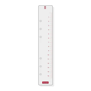 Finocam R560 Regla para Agendas Open - Formato 500 - 35x181mm - Color Blanco
