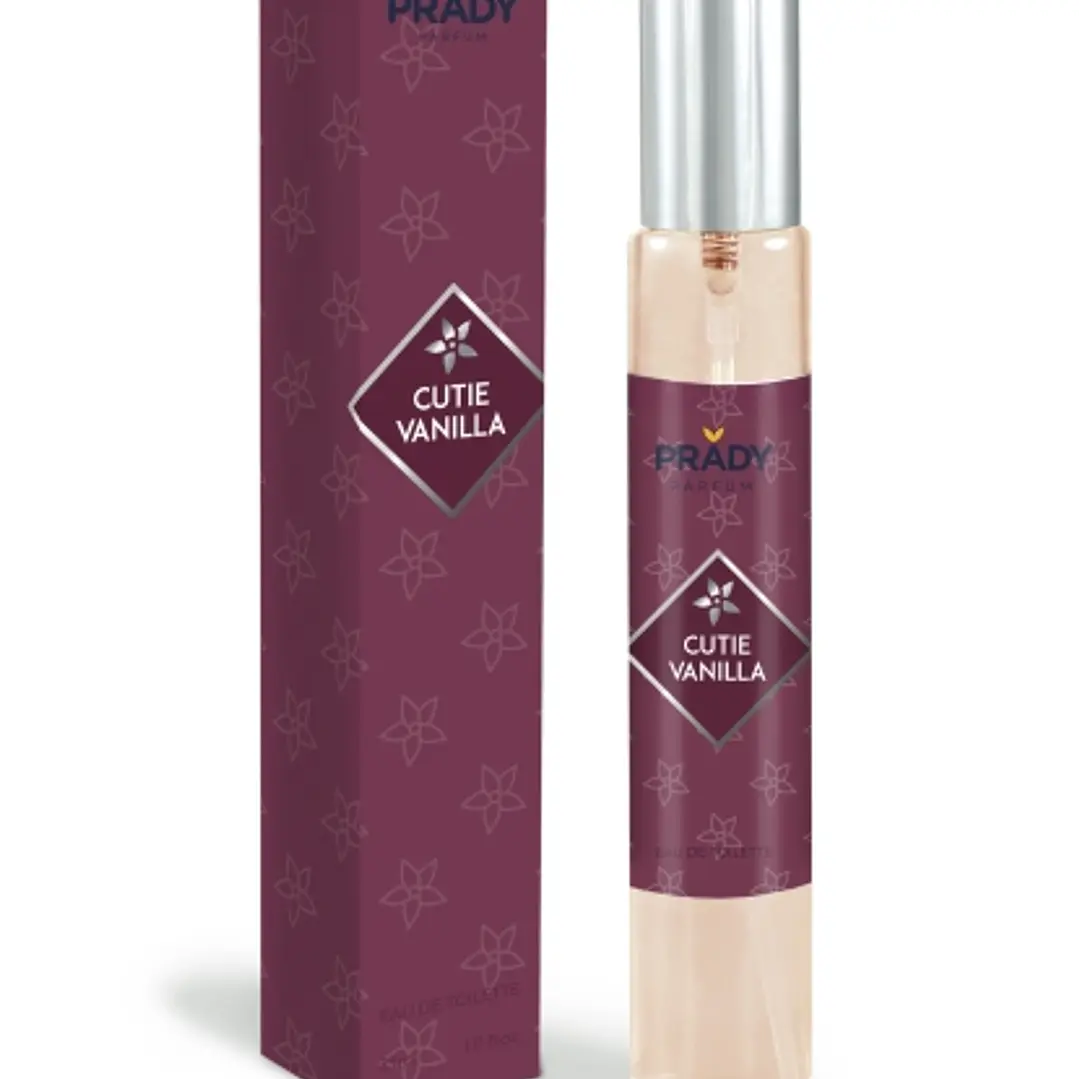 Prady Colonia Unisex Cuttie Vanilla - Frasco de 33 ml - Spray Pulverizador 1