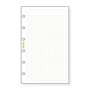 Finocam C340 Recambio para Agendas Classic - Cuadriculado - Formato 603 - 79x127x5mm - Color Blanco