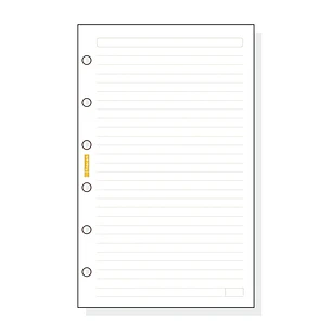 Finocam C341 Recambio para Agendas Classic - Lineas Guia - Formato 603 - 79x127x5mm - Color Blanco