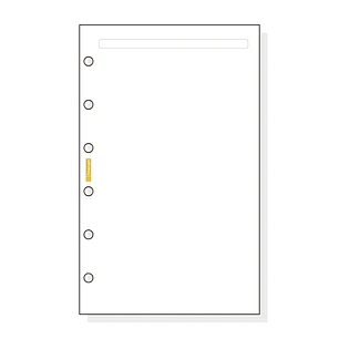 Finocam C342 Notas de Recambio para Agendas Classic - Liso - Formato 603 - 79x127x5mm - Color Blanco