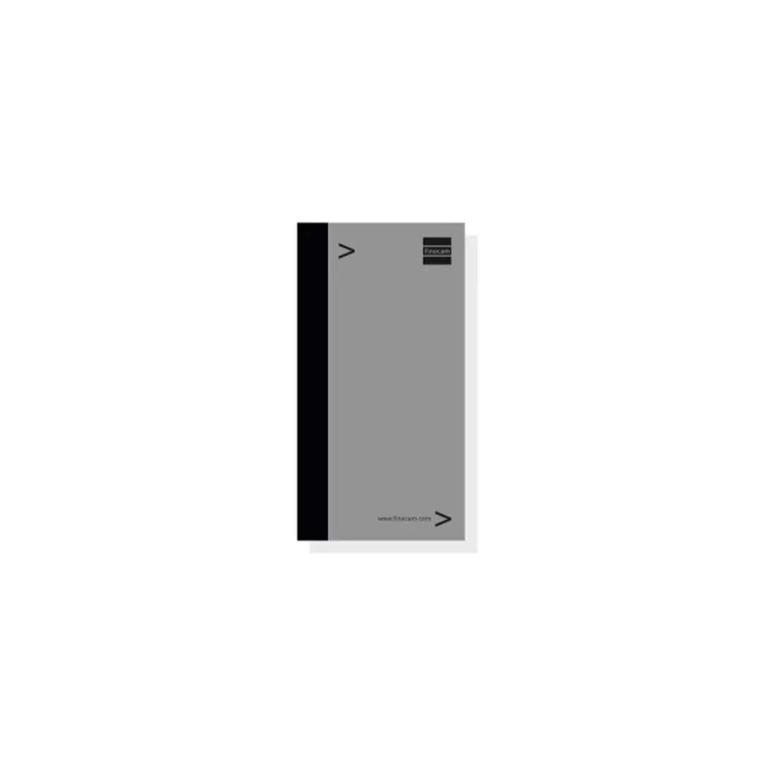 Finocam Bloc de Notas para Agendas Duo - Formato E9 - Color Gris 1