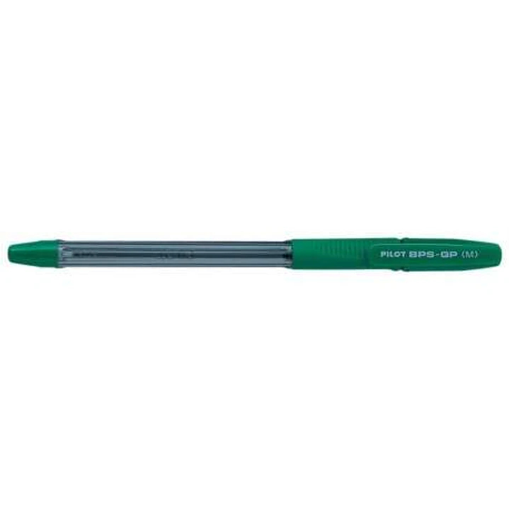 Pilot BPS-GP Boligrafo de Bola - Punta Mediana de 1mm - Trazo de 0.4mm - Recargable - Color Verde 1